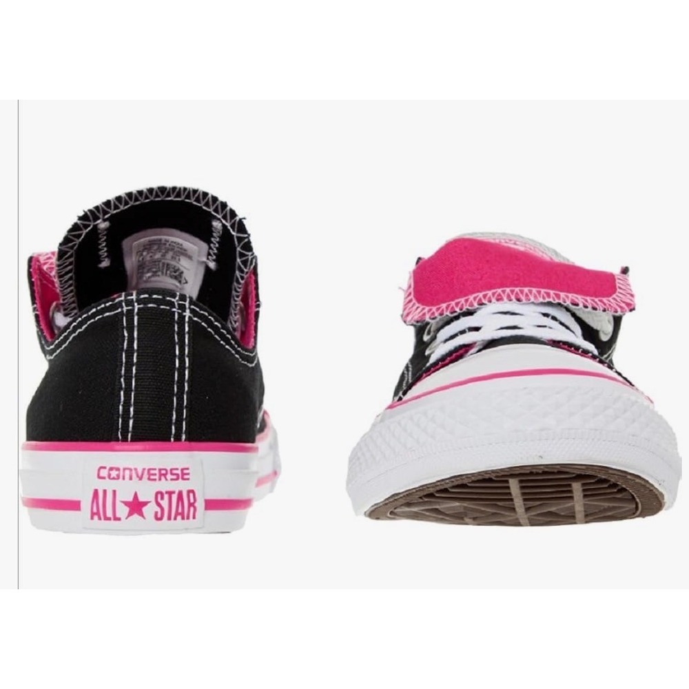 Converse Chuck Taylor All Star Dainty Navy Pink Canvas Sneakers - Womens 8